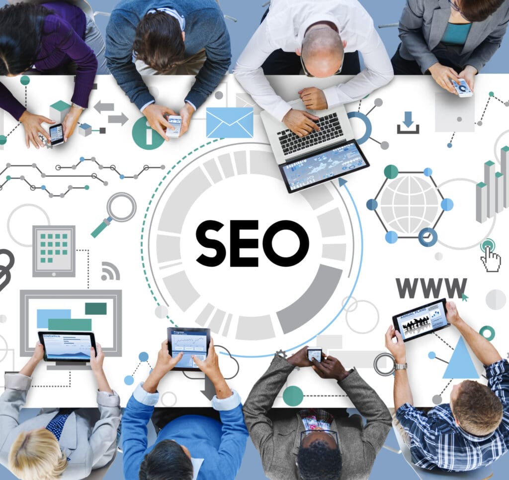 Searching Engine Optimizing Seo Browsing Concept